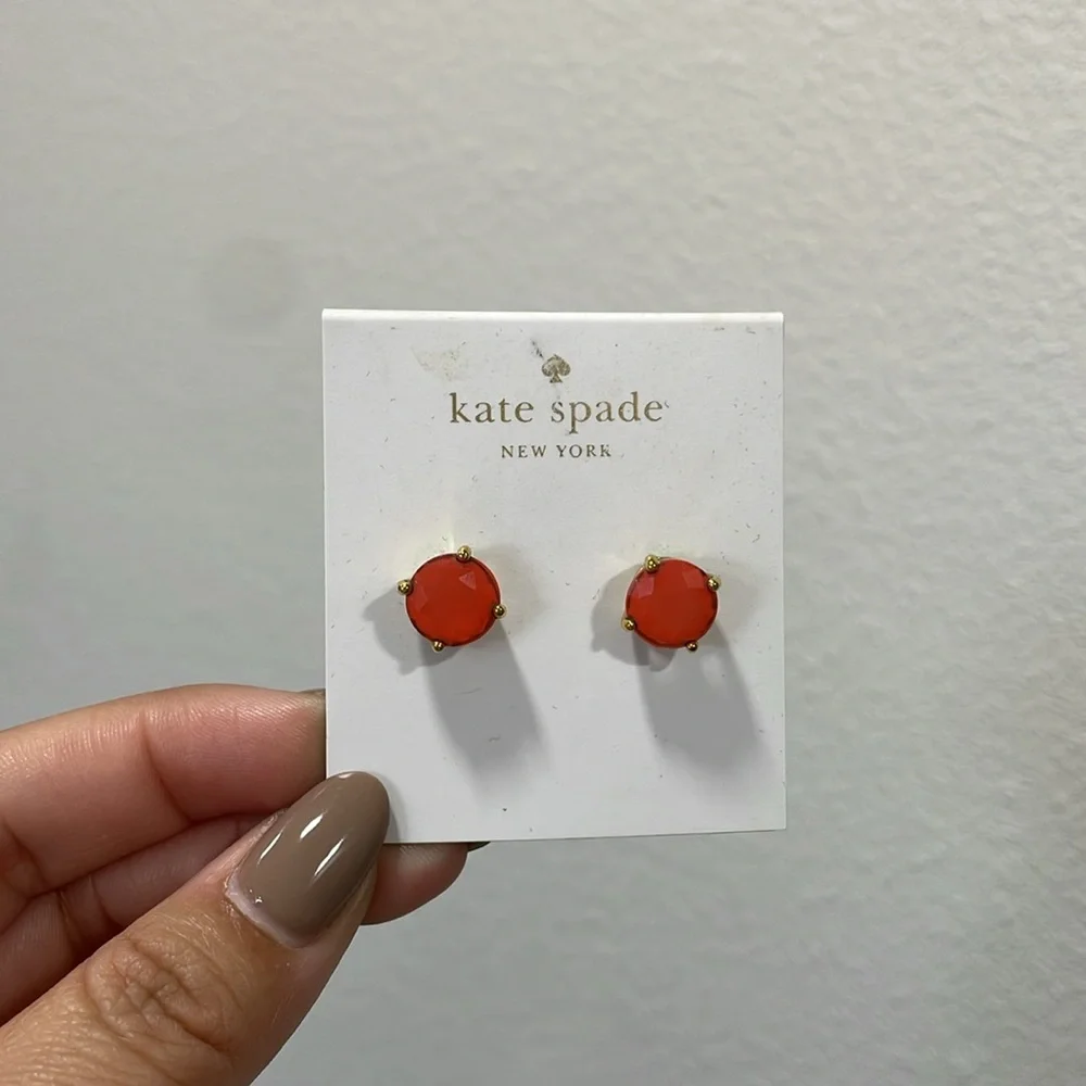 ♠️ Kate Spade Flamingo Color Earrings